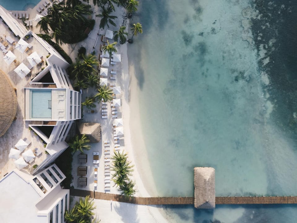 Natural landscape, Bird's eye view, Beach, Sea view, Swimming pool