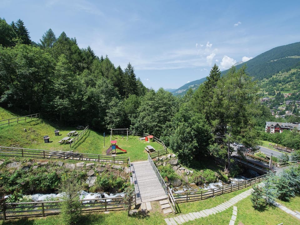 Natural landscape, Children play ground, Garden view, Mountain view