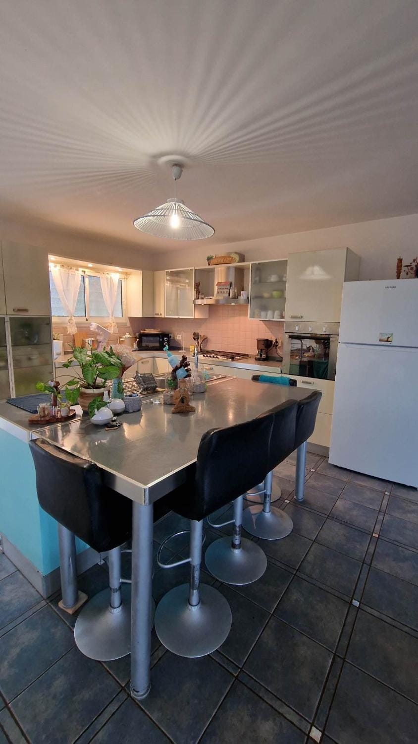 Kitchen or kitchenette, Dining area, oven, stove, kitchen