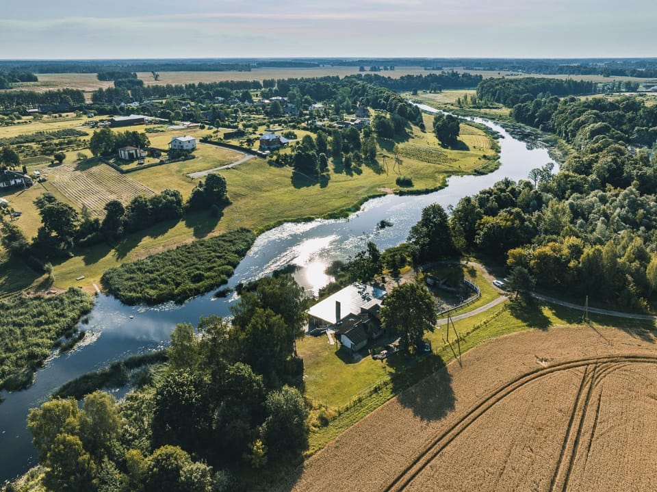 Natural landscape, Bird's eye view, River view