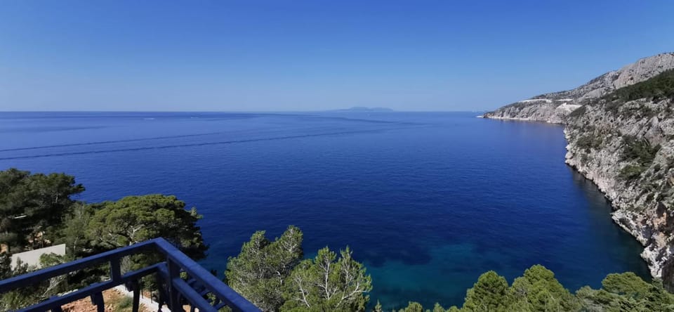 View (from property/room), Balcony/Terrace, Mountain view, Sea view