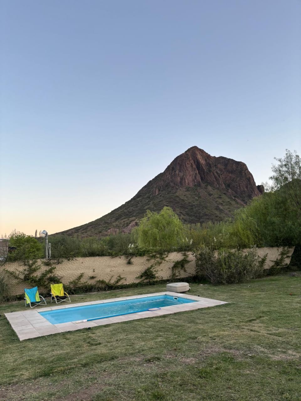 Patio, Natural landscape, Pool view, Swimming pool