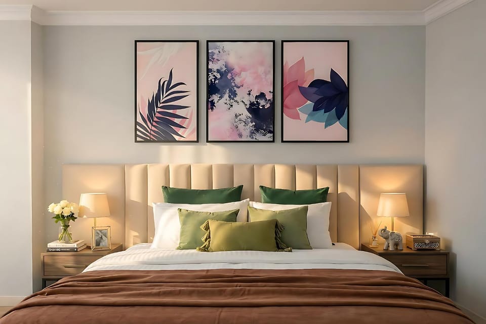 Bed, TV and multimedia, Bedroom, wardrobe