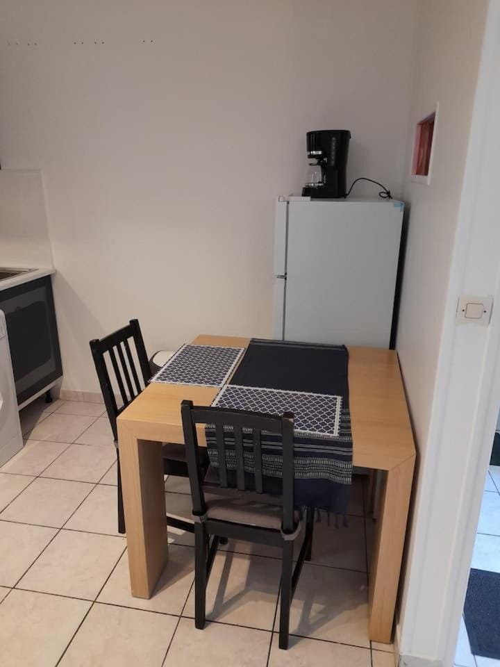 STUDIO ROUGE à 5 minutes de la Cathédrale et Néoma Apartment in Reims