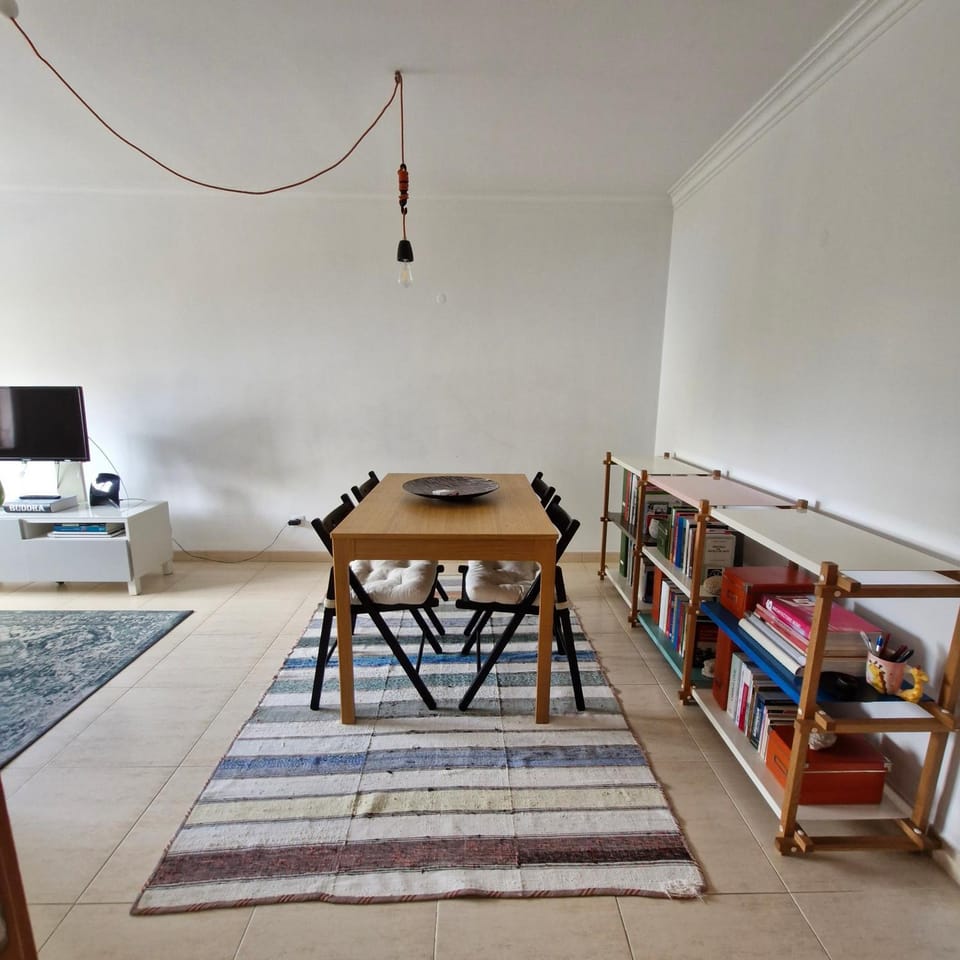 Library, Living room, Dining area