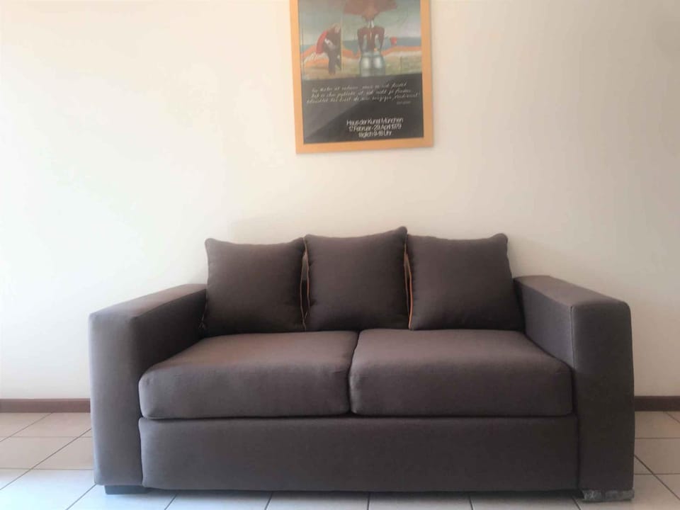 Bed, Living room, Seating area