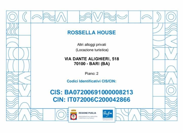 Rossella House Apartment in Bari