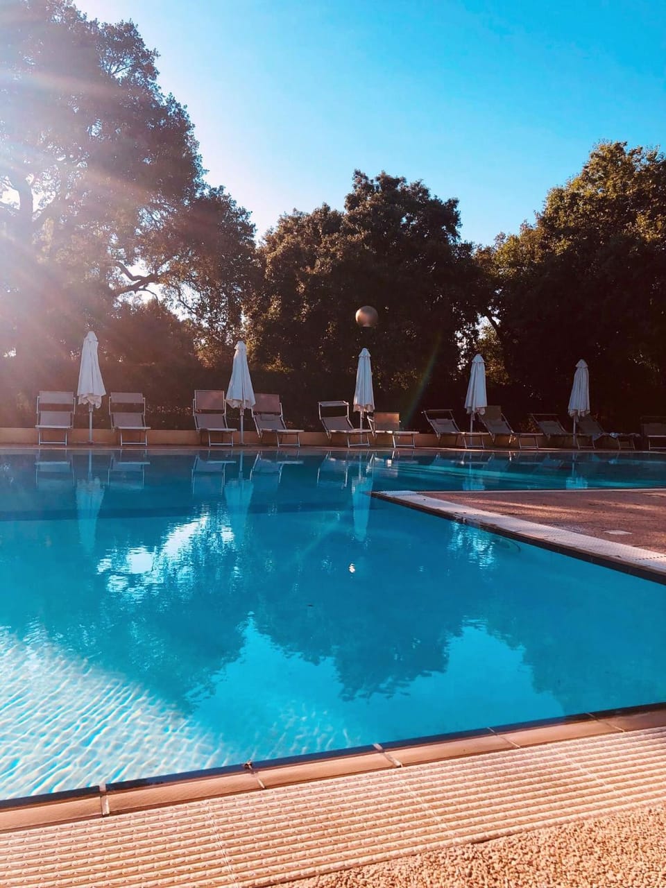 Pool view, Swimming pool, Swimming pool, sunbed