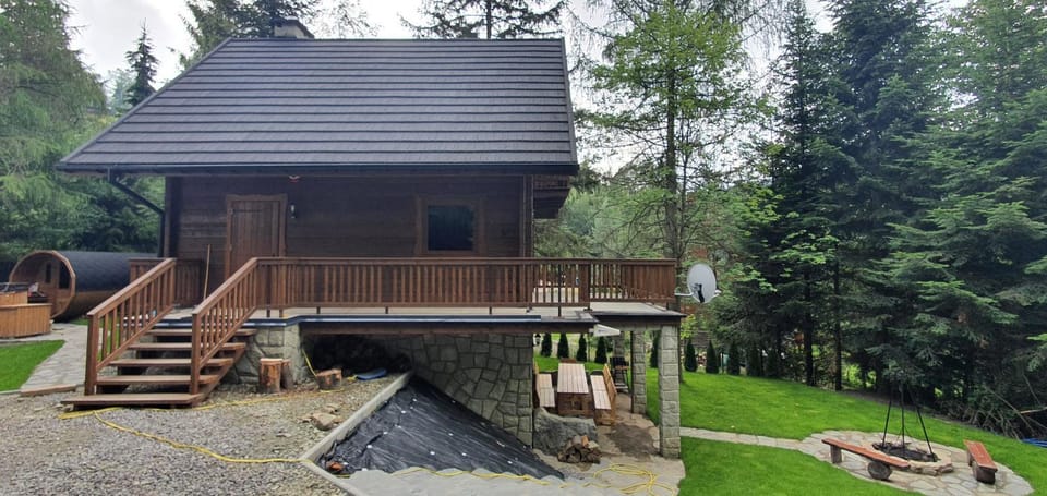 Domki Brenna Leśnica chatka ze spa House in Poland