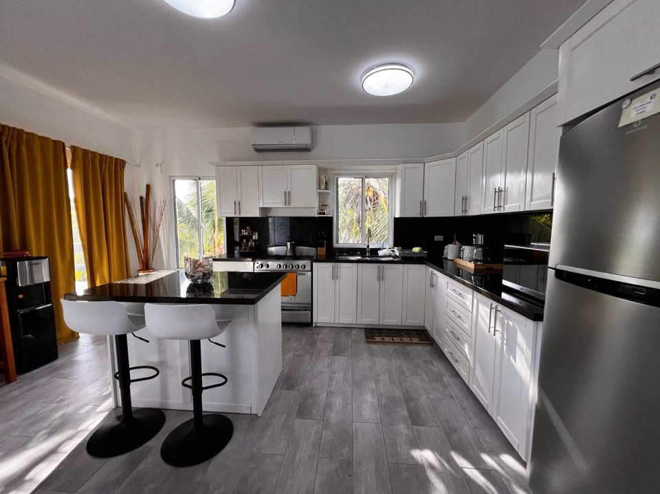 Kitchen or kitchenette, minibar, oven