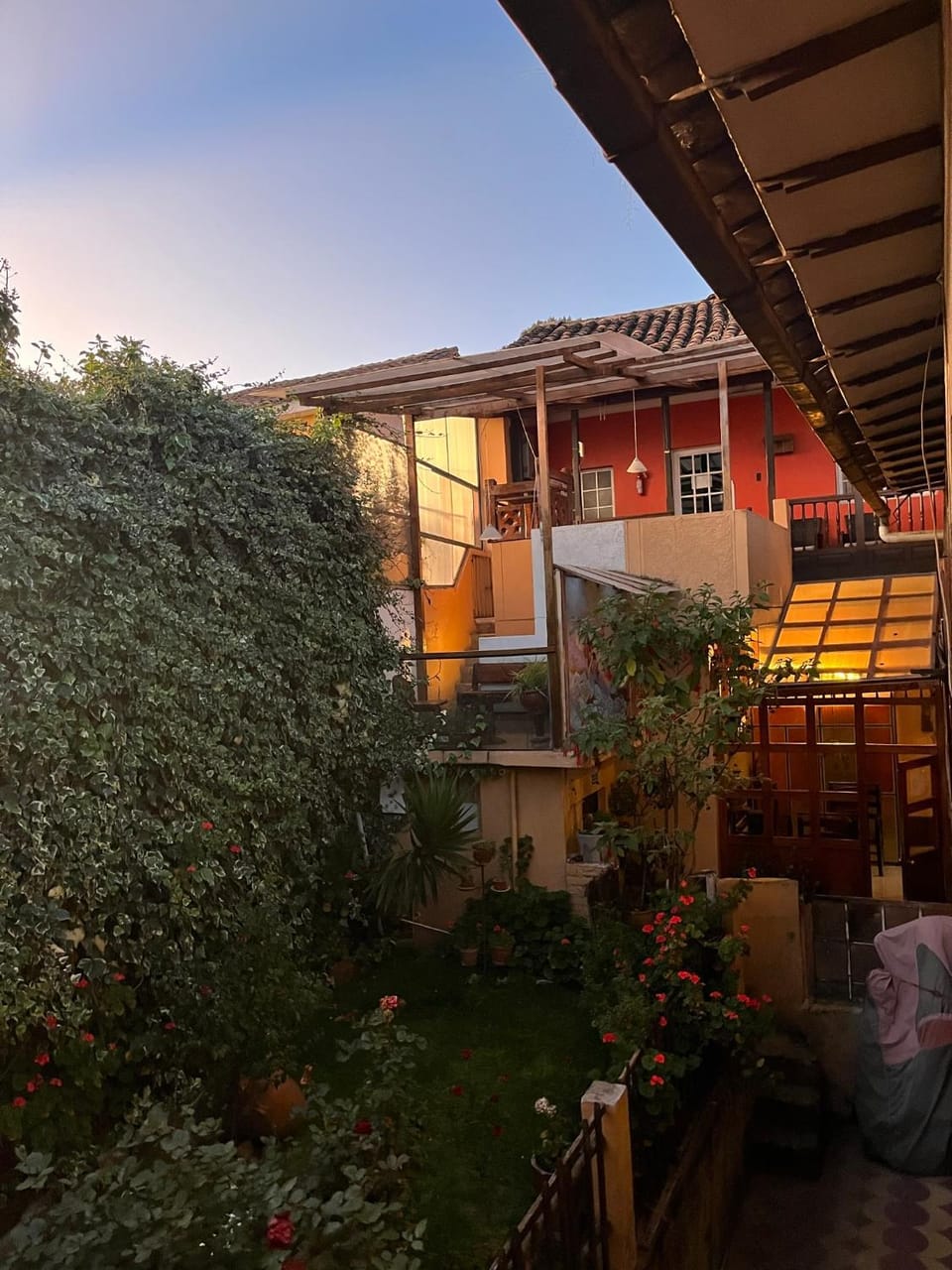 Property building, Patio, Garden, Garden view