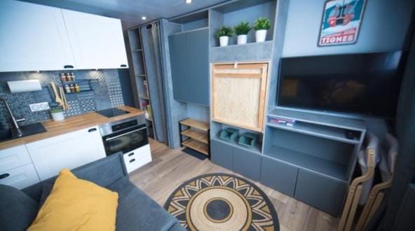 Cosy - Appartement 2 personnes - Tignes le Lac - 415 - Le Palafour Apartment in Tignes