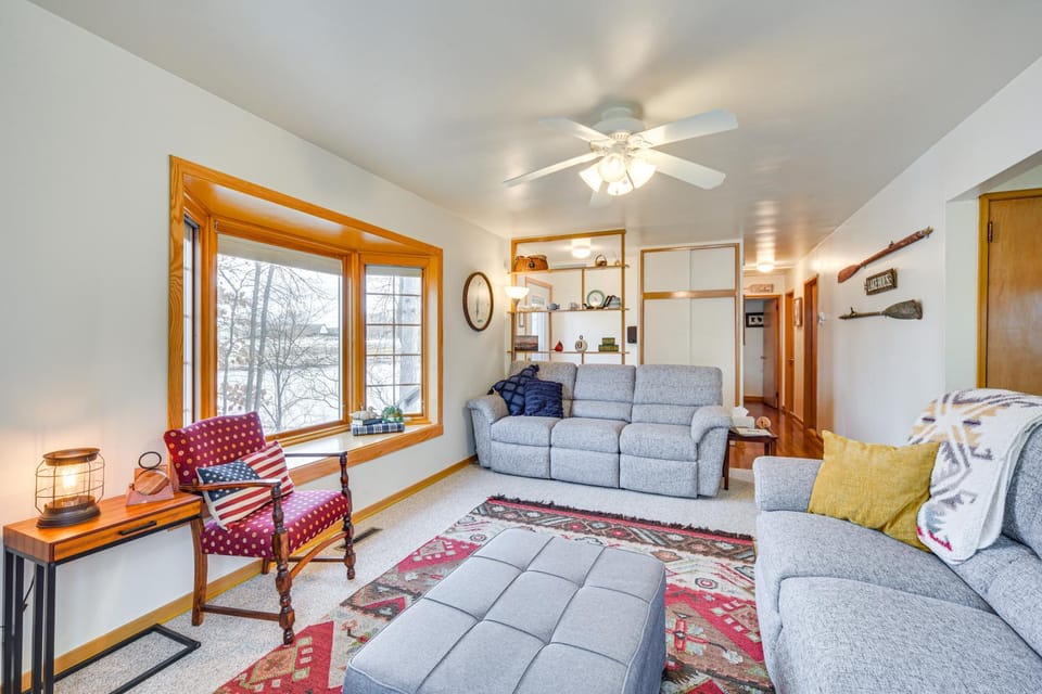 Birchwood Cottage with Red Cedar Lake Access! House in Wisconsin