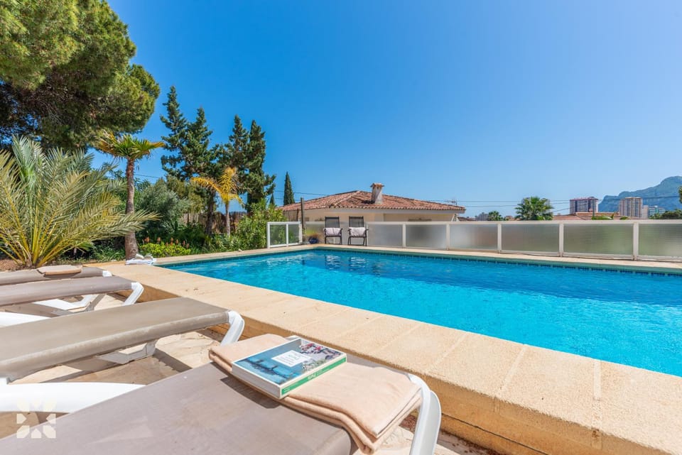 Patio, Day, Natural landscape, Mountain view, Pool view, Swimming pool, sunbed