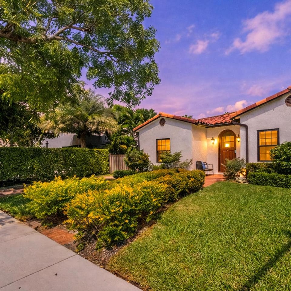 Spanish 4BR Compound w Casita & Private Yard House in West Palm Beach