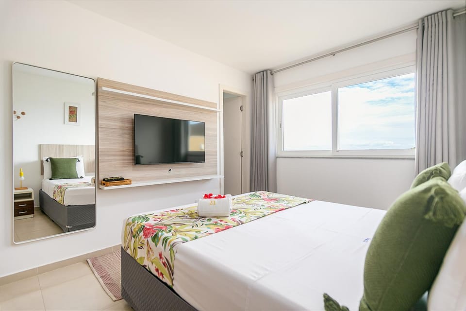 Bathroom, View (from property/room), Bedroom, Sea view, towels, air conditioner