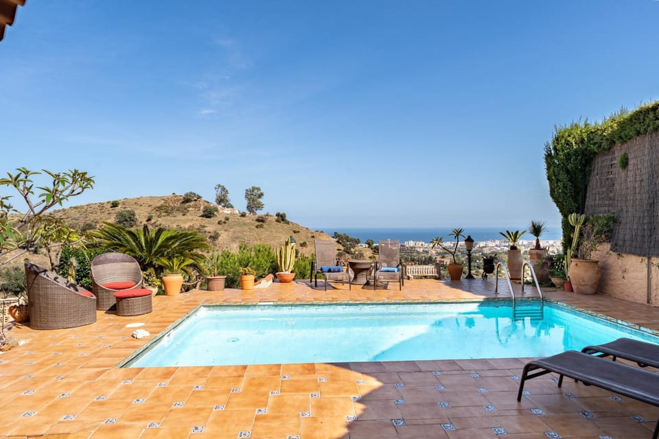 Property building, Living room, Swimming pool