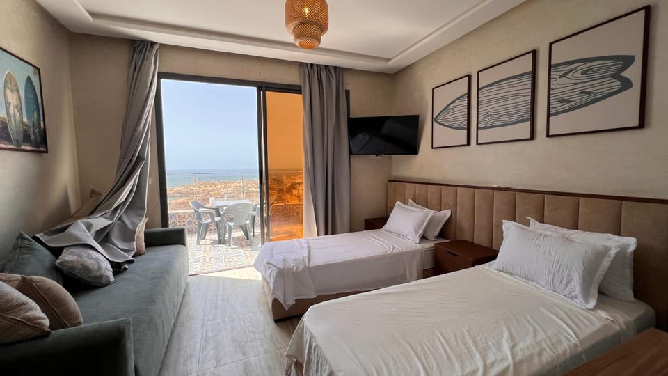 Bedroom, Sea view
