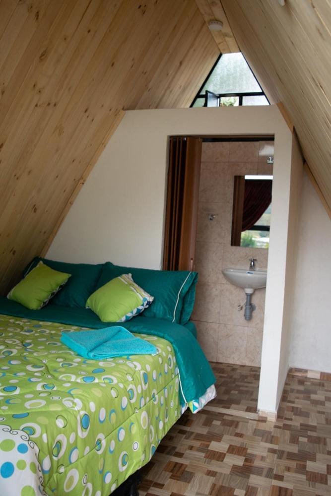 Bed, Bathroom, Photo of the whole room