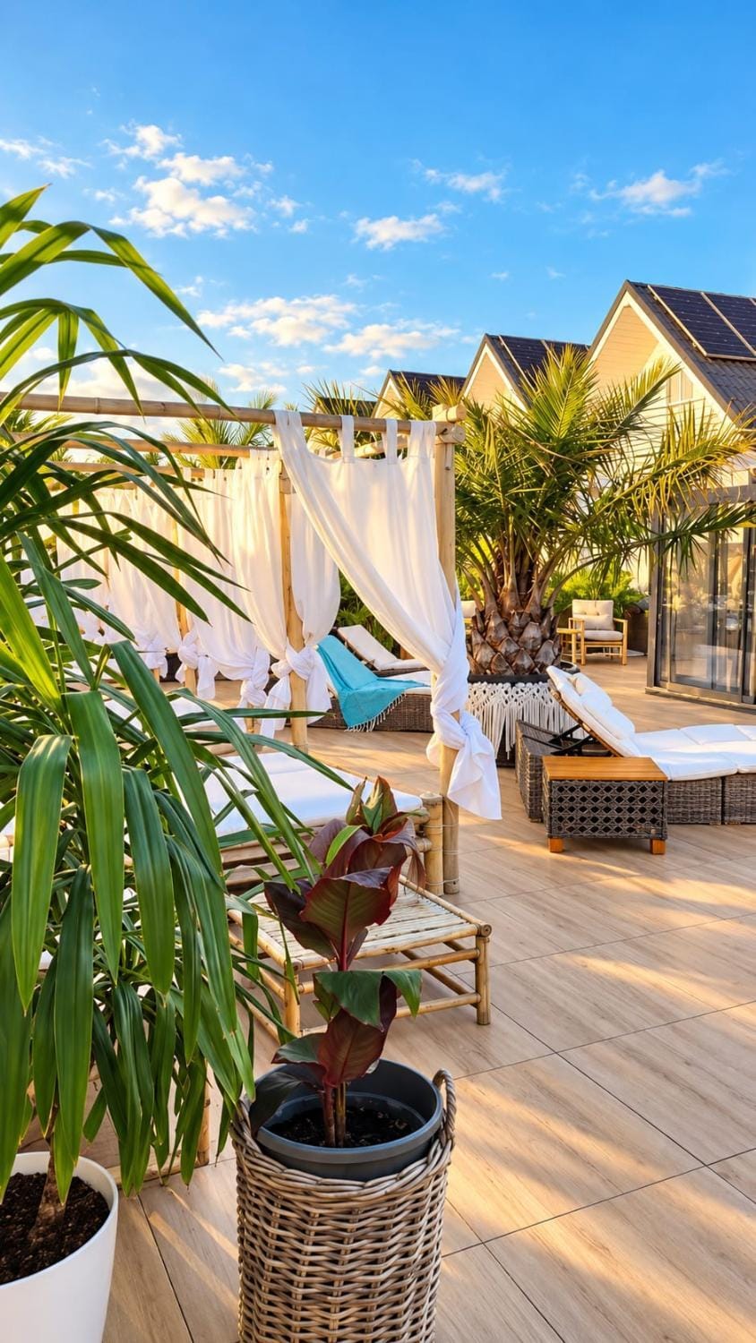 Pool view, Swimming pool, sunbed