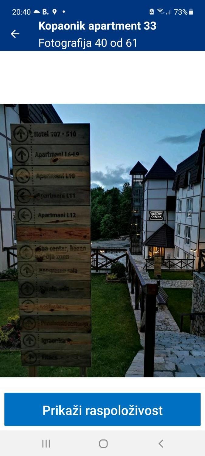 apartman Kraljevi čardaci Sadikovic sa garažom Apartment in Serbia