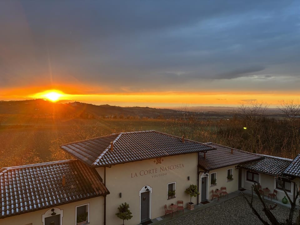 Property building, Sunset