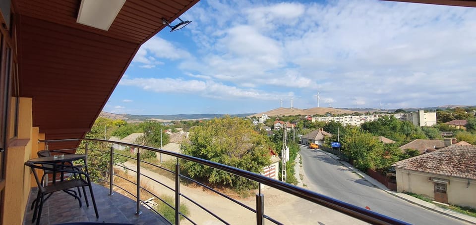 Property building, Day, Natural landscape, View (from property/room), Balcony/Terrace, Internal: Not applicable to any particular room
