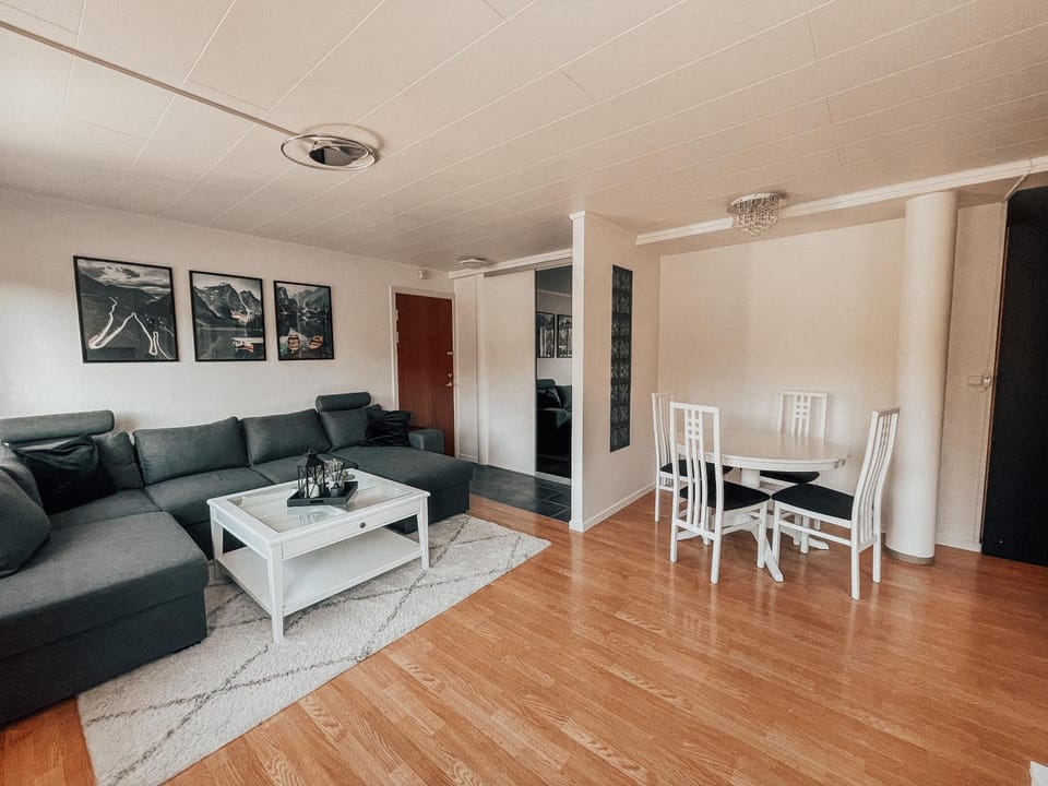 Apartment with 2bedrooms near the train and buss station Apartment in Viken, Norway
