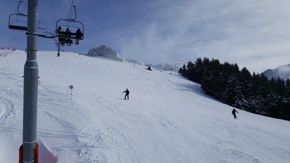 Skiing