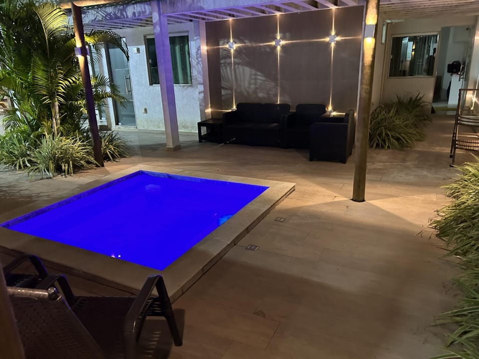 Night, Swimming pool