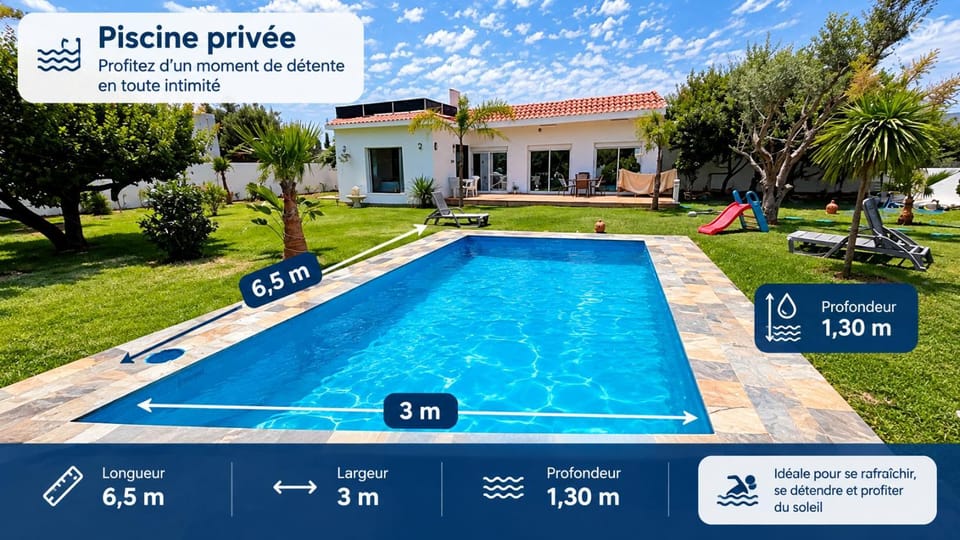 Luxury Villa with Pool & Garden5km from Cabo Villa in Tangier-Tétouan-Al Hoceima