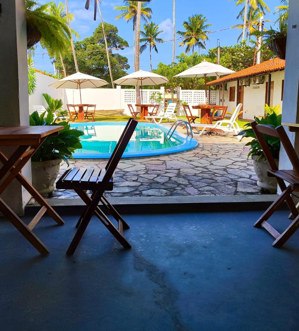 Patio, Day, Pool view, Swimming pool, sunbed