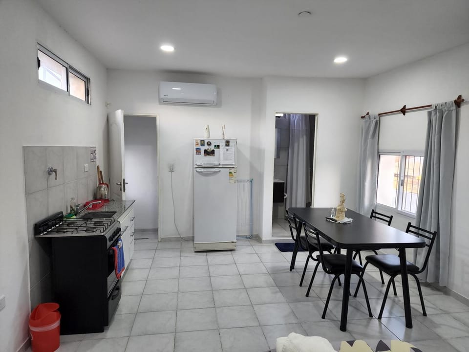 Dining area, air conditioner