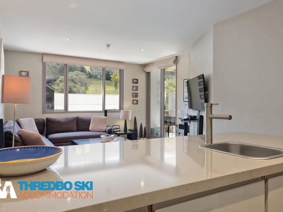 Living room, kitchen