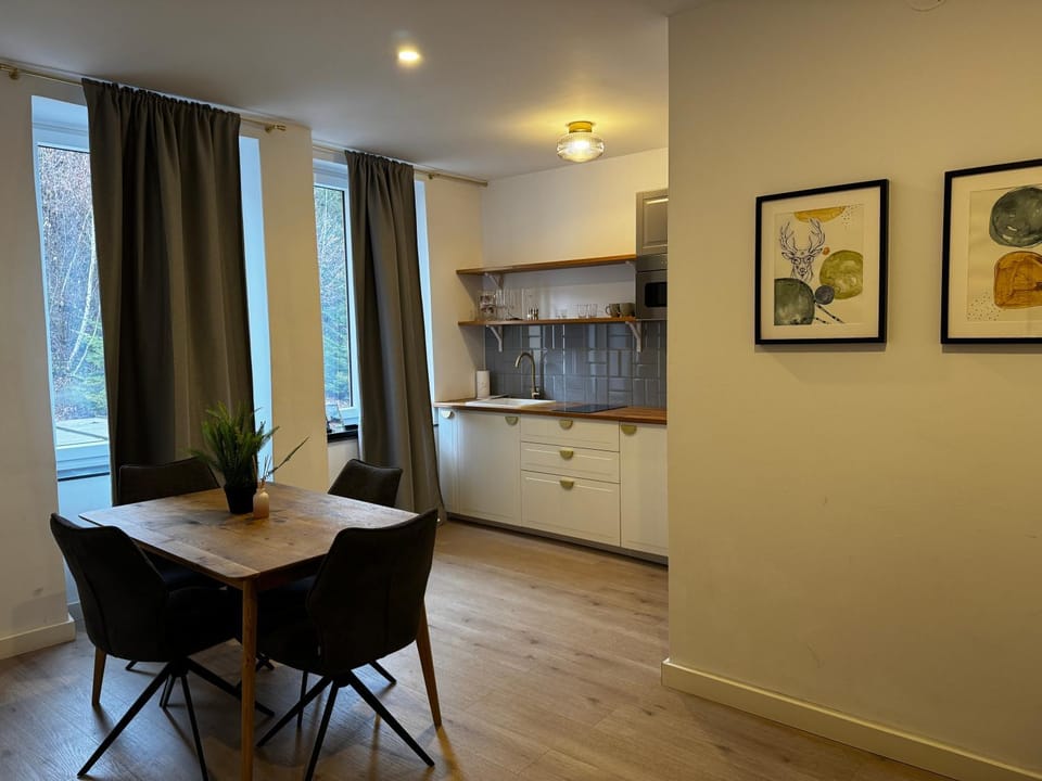 Kitchen or kitchenette, Dining area