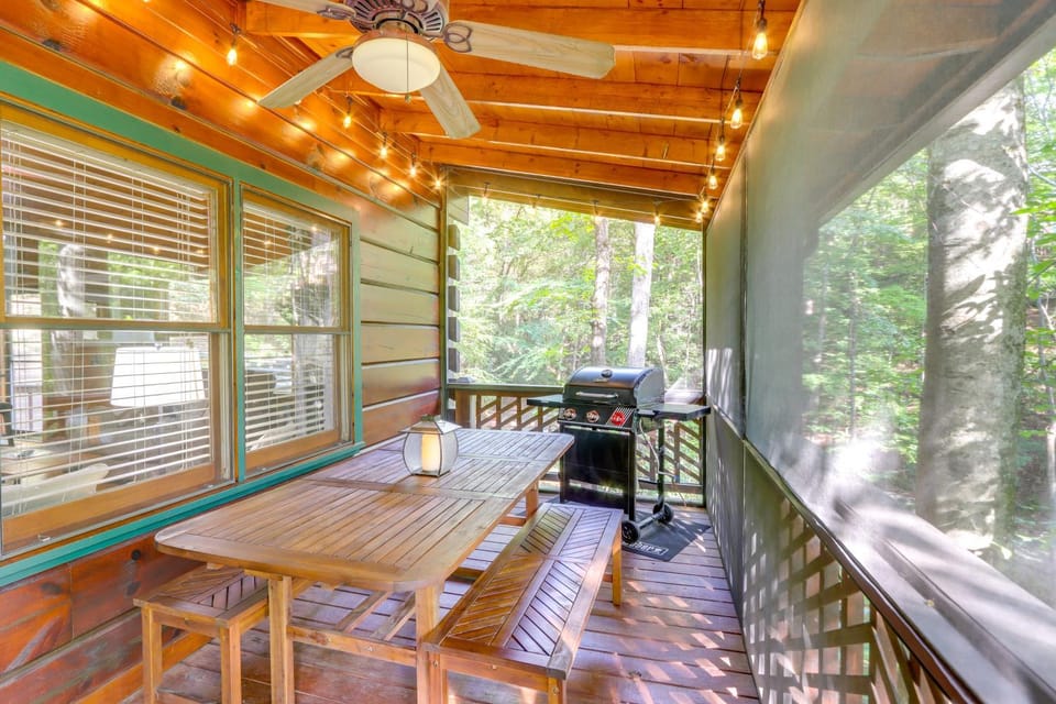 Charming Blue Ridge Cabin w/ Game Room & Hot Tub! Cabin in Georgia