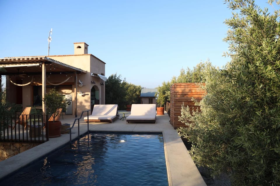 Patio, Seating area, Pool view, Swimming pool
