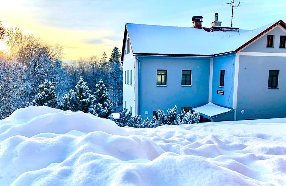Property building, Day, Natural landscape, Winter