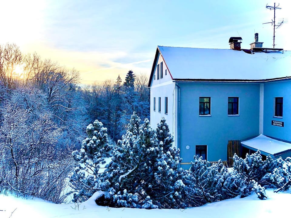 Property building, Day, Natural landscape, Winter