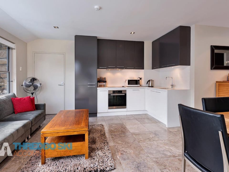 Living room, kitchen