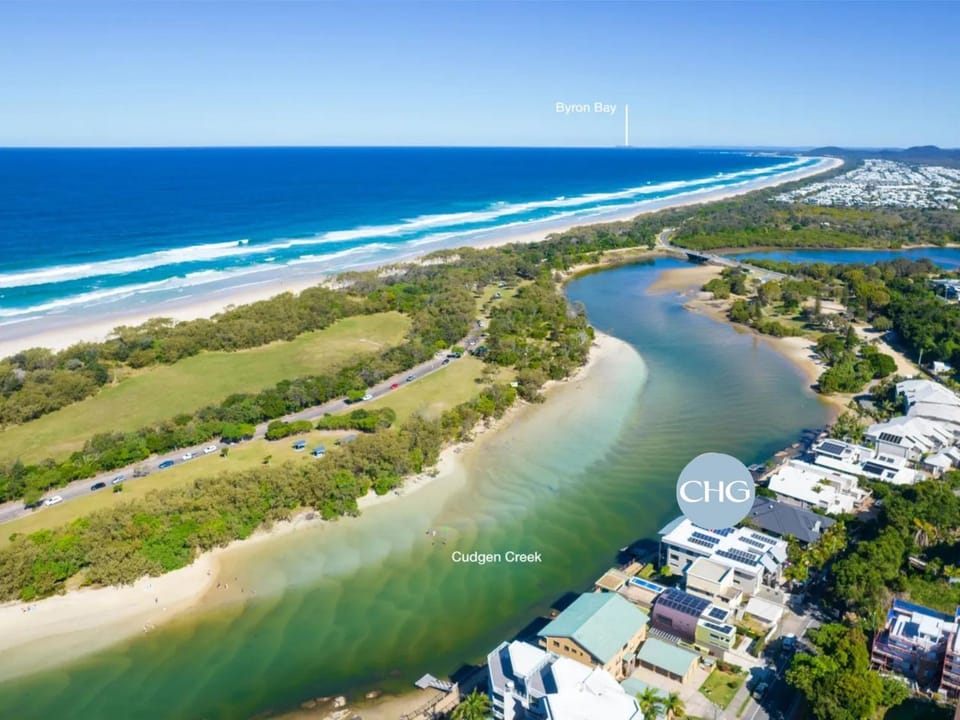 Deja Blue on the Creek House in Kingscliff
