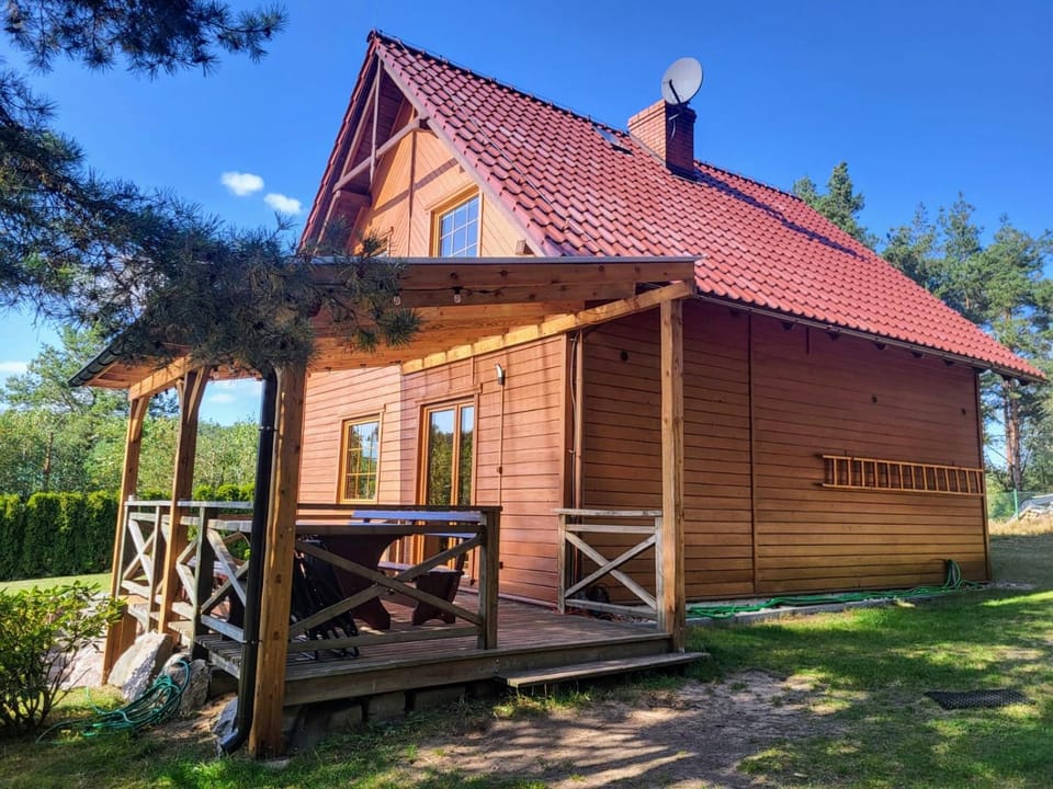 Kaszubskie Zacisze dom nad jeziorem, sauna, balia ogrodowa Villa in Pomeranian Voivodeship