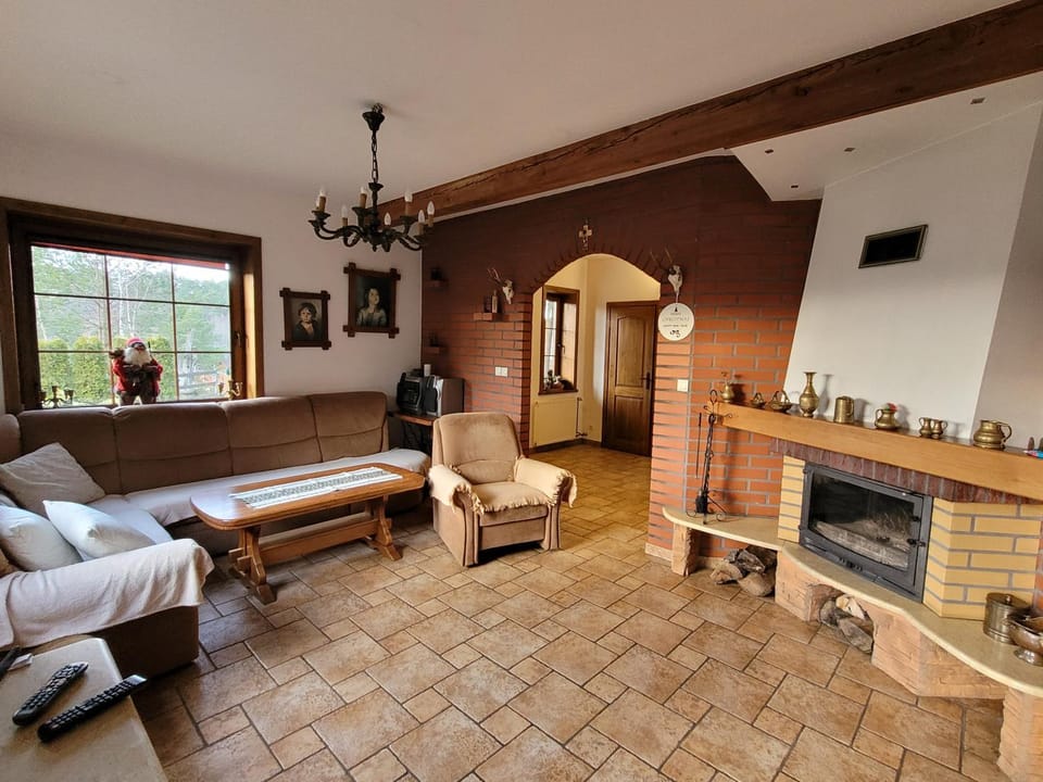 Kaszubskie Zacisze dom nad jeziorem, sauna, balia ogrodowa Villa in Pomeranian Voivodeship