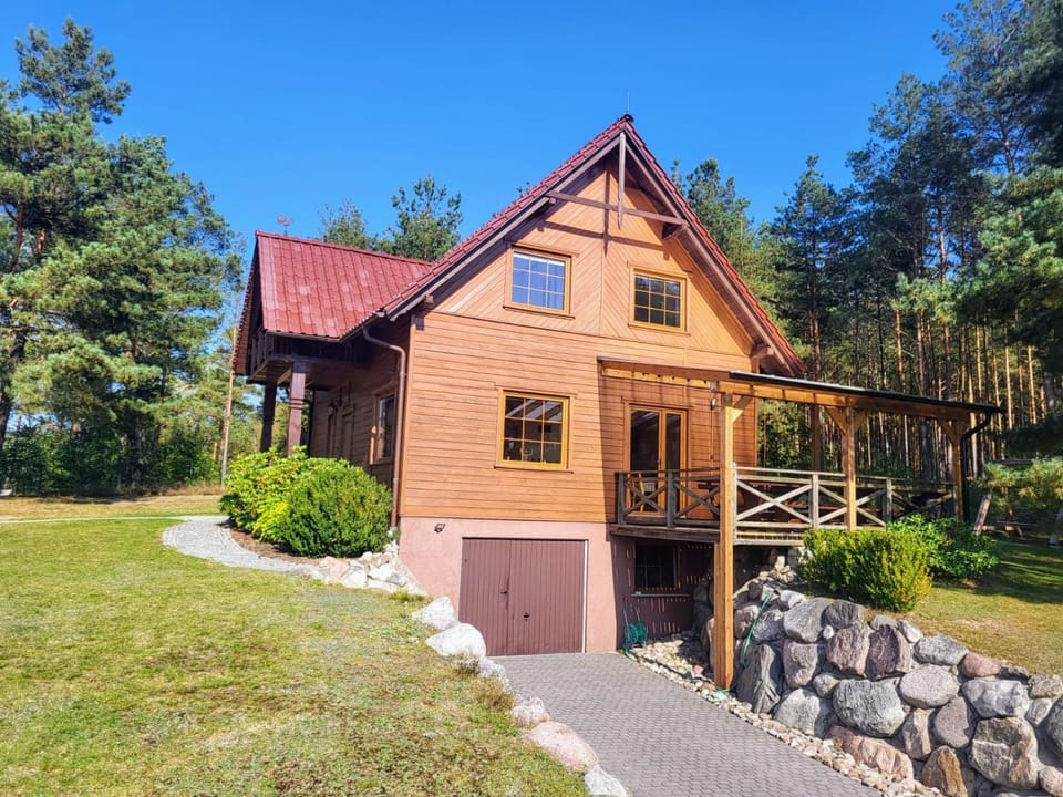Kaszubskie Zacisze dom nad jeziorem, sauna, balia ogrodowa Villa in Pomeranian Voivodeship