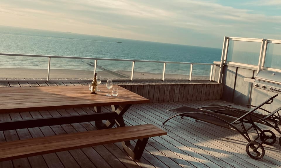 Balcony/Terrace, Dining area, Sea view, sunbed