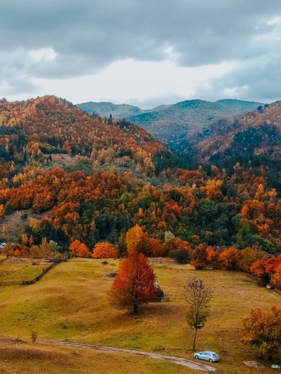 Natural landscape, Autumn, Mountain view