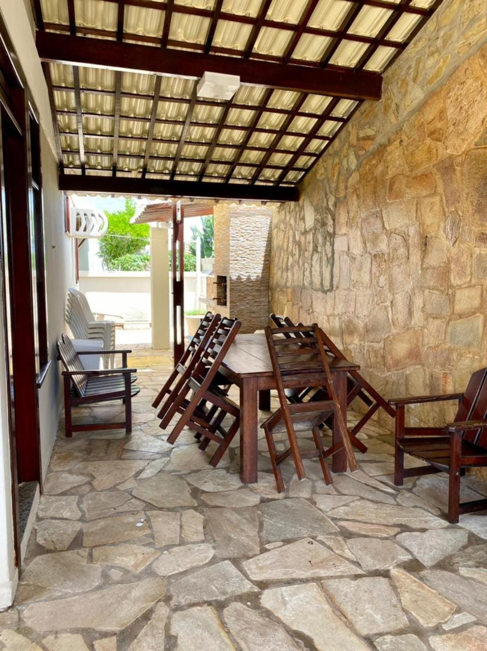 Patio, BBQ facilities, Dining area