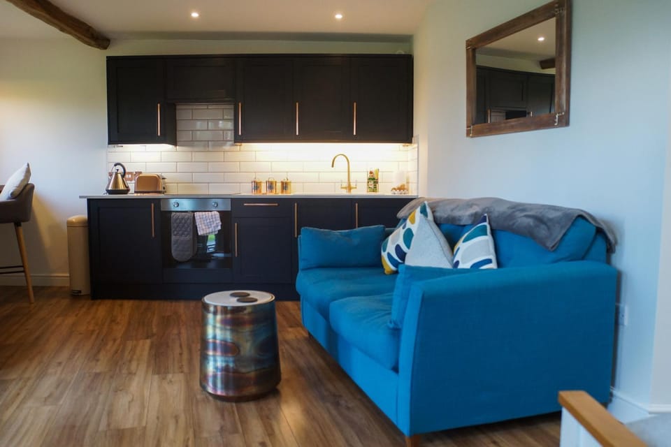 Coffee/tea facilities, Kitchen or kitchenette, Living room, Seating area, pet friendly