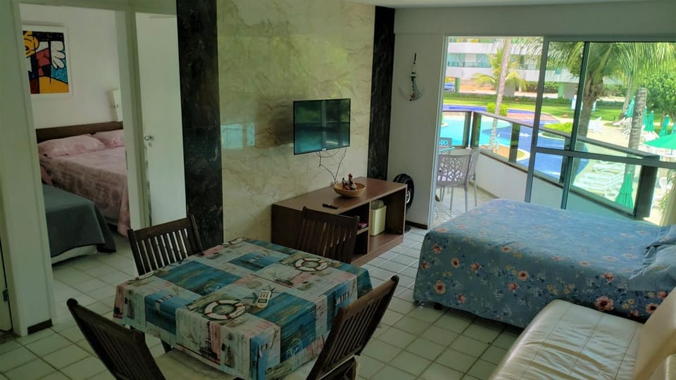 Living room, Pool view
