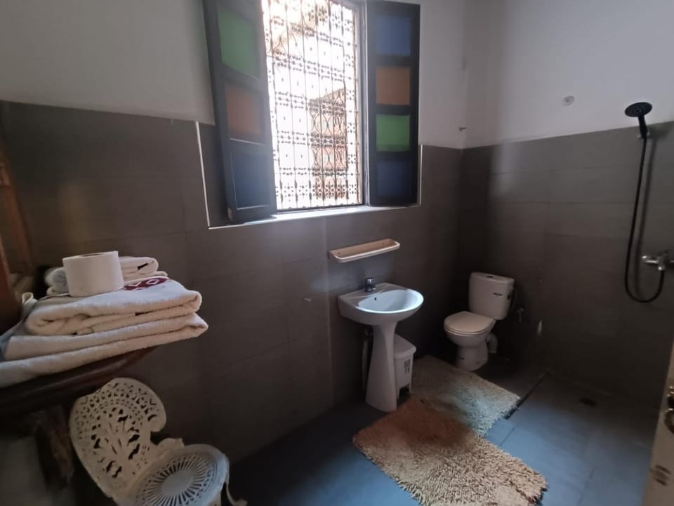 Shower, Toilet, towels